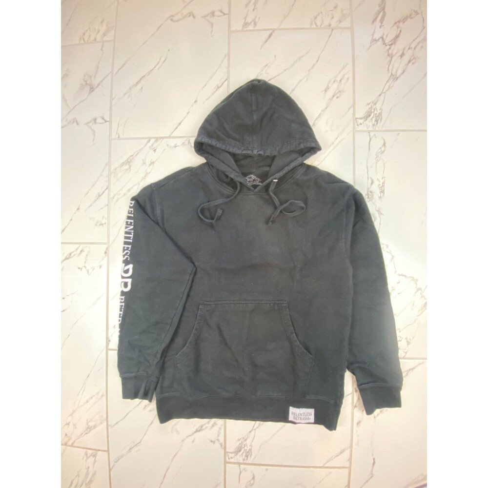Relentless Betrayal Black Hoodie Medium Pullover Graphic Hoodie RB
